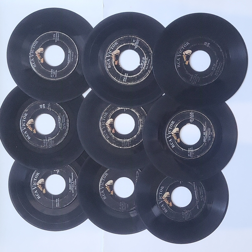 Elvis Presley 45 Vinyl Lot